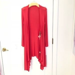 Soft Surroundings salmon duster. Size S